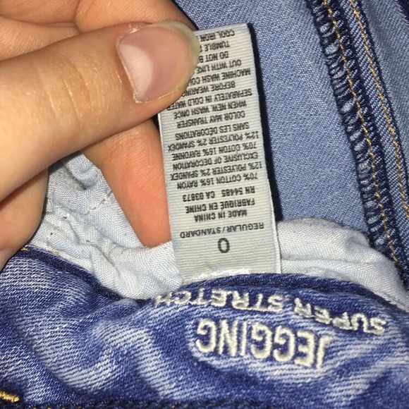American eagle jeans size 0R - Picture 3 of 5